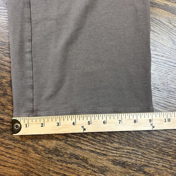 Pure Jill Pants Womens Small Taupe Brown Pull On Crop Patch Pocket Knit Lounge - Picture 9 of 10